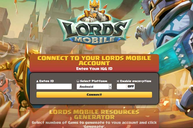 Lords-Mobile-Hack-Tool-Generator
